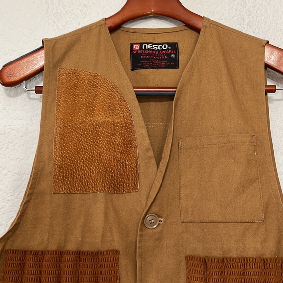Vintage Nesco Hunting Shooting Fisherman Outdoors Vest - Picture 3 of 13